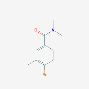 Chemical structure of 4-Bromo-N,N,3-trimethylbenzamide