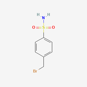 Chemical structure of 4-Bromomethylbenzenesulfonamide