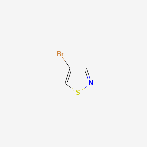 Chemical structure of 4-Bromoisothiazole
