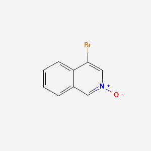 Chemical structure of 4-Bromoisoquinoline 2-oxide