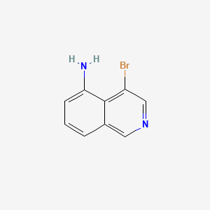Chemical structure of 4-Bromoisoquinolin-5-amine