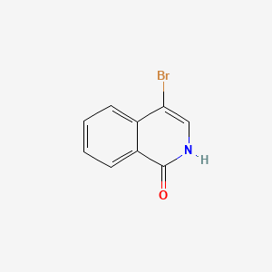 Chemical structure of 4-bromoisoquinolin-1-ol