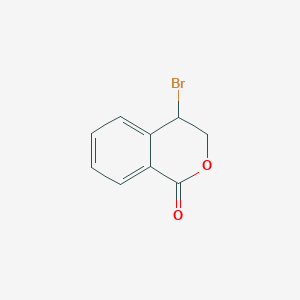 Chemical structure of 4-Bromoisochroman-1-one