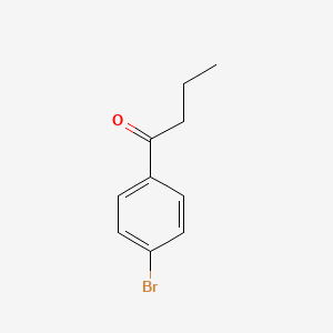 Chemical structure of 4'-Bromobutyrophenone
