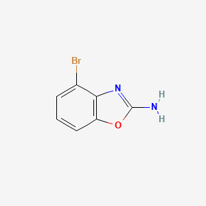 Chemical structure of 4-Bromobenzo[d]oxazol-2-amine