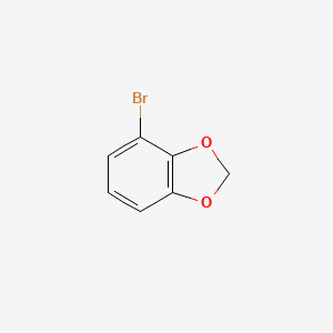 Chemical structure of 4-Bromo-1,3-benzodioxole