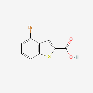 Chemical structure of 4-Bromobenzo[b]thiophene-2-carboxylic acid