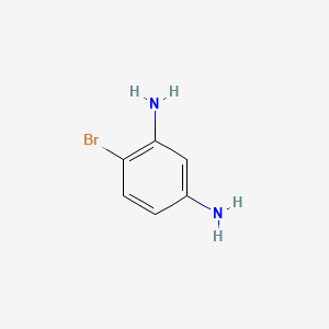 Chemical structure of 4-Bromobenzene-1,3-diamine