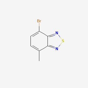 Chemical structure of 4-bromo-7-methyl-2,1,3-benzothiadiazole