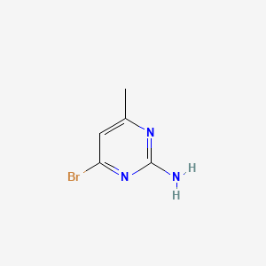 Chemical structure of 4-Bromo-6-methylpyrimidin-2-amine