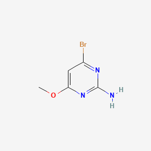 Chemical structure of 4-Bromo-6-methoxypyrimidin-2-amine
