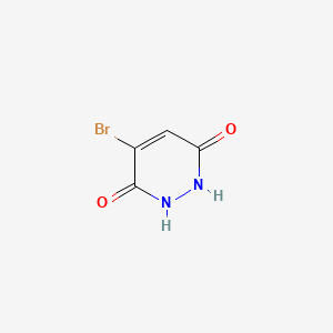 Chemical structure of 4-Bromopyridazine-3,6-diol