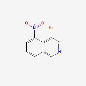 Chemical structure of 4-Bromo-5-nitroisoquinoline