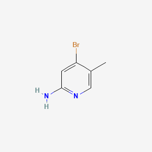 Chemical structure of 4-Bromo-5-methylpyridin-2-amine