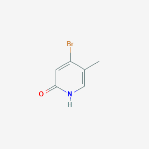 Chemical structure of 4-Bromo-5-methylpyridin-2(1H)-one