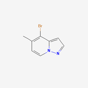 Chemical structure of 4-Bromo-5-methylpyrazolo[1,5-a]pyridine
