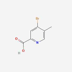 Chemical structure of 4-Bromo-5-methylpicolinic acid
