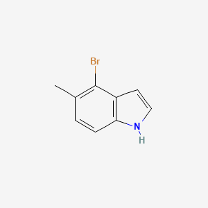 Chemical structure of 4-Bromo-5-methylindole