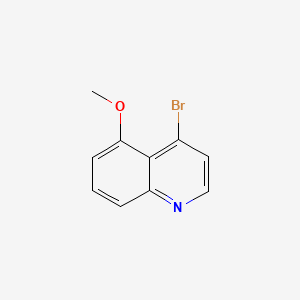Chemical structure of 4-Bromo-5-methoxyquinoline