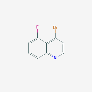 Chemical structure of 4-Bromo-5-fluoroquinoline