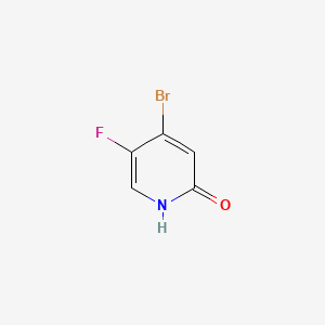 Chemical structure of 4-Bromo-5-fluoro-2(1H)-pyridinone