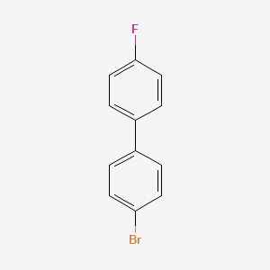 Chemical structure of 4-Bromo-4'-fluorobiphenyl