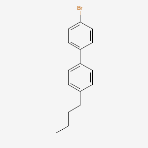 Chemical structure of 4-Bromo-4'-butyl-1,1'-biphenyl