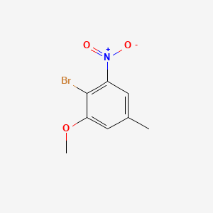 Chemical structure of 4-Bromo-3-nitro-5-methoxytoluene