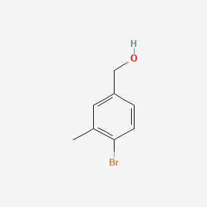 Chemical structure of 4-Bromo-3-methylbenzyl Alcohol