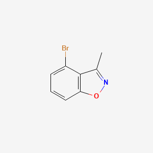 Chemical structure of 4-Bromo-3-methylbenzo[d]isoxazole