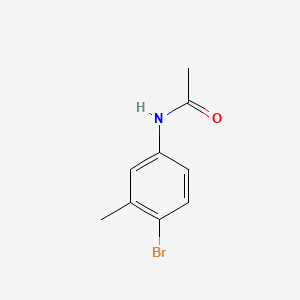 Chemical structure of 4'-Bromo-3'-methylacetanilide