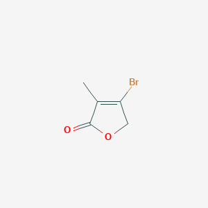 Chemical structure of 4-bromo-3-methylfuran-2(5H)-one