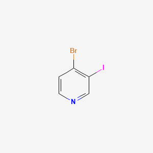 Chemical structure of 4-Bromo-3-iodopyridine