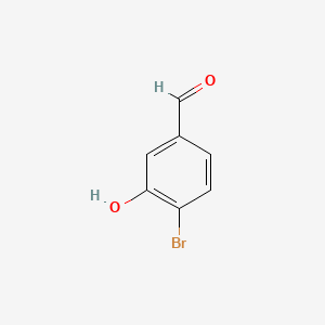 Chemical structure of 4-Bromo-3-Hydroxybenzaldehyde