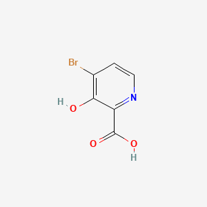 Chemical structure of 4-Bromo-3-hydroxypicolinic acid
