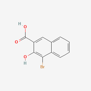 Chemical structure of 4-Bromo-3-hydroxy-2-naphthoic Acid
