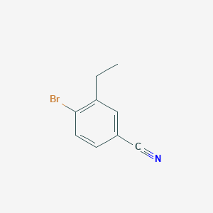 Chemical structure of 4-Bromo-3-ethylbenzonitrile