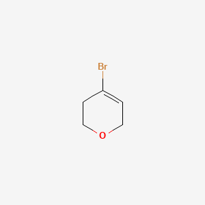 Chemical structure of 4-Bromo-3,6-dihydro-2H-pyran