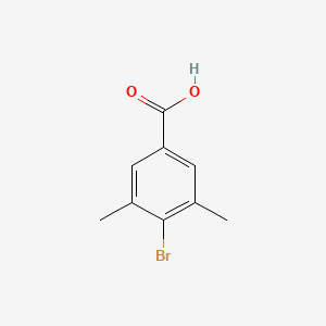 Chemical structure of 4-Bromo-3,5-dimethylbenzoic acid