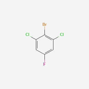 Chemical structure of 4-Bromo-3,5-Dichlorofluorobenzene