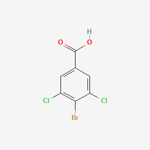 Chemical structure of 4-Bromo-3,5-dichlorobenzoic acid