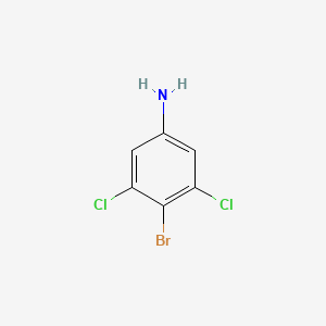 Chemical structure of 4-Bromo-3,5-dichloroaniline