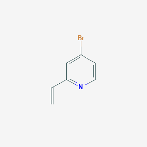 Chemical structure of 4-Bromo-2-vinylpyridine