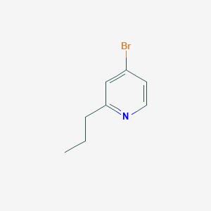 Chemical structure of 4-Bromo-2-propylpyridine