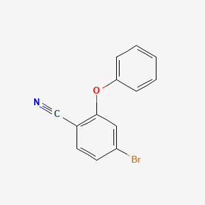 Chemical structure of 4-Bromo-2-phenoxybenzonitrile