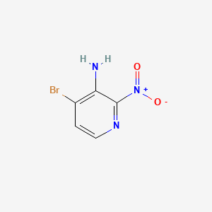 Chemical structure of 4-Bromo-2-nitropyridin-3-amine