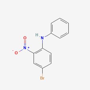 Chemical structure of 4-Bromo-2-nitro-N-phenylaniline