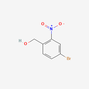 Chemical structure of 4-Bromo-2-nitrobenzylalcohol