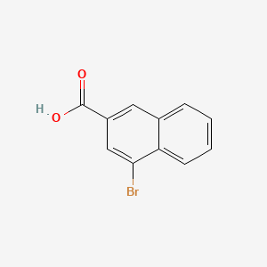 Chemical structure of 4-Bromo-2-naphthoic acid