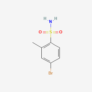 Chemical structure of 4-Bromo-2-methylbenzenesulfonamide